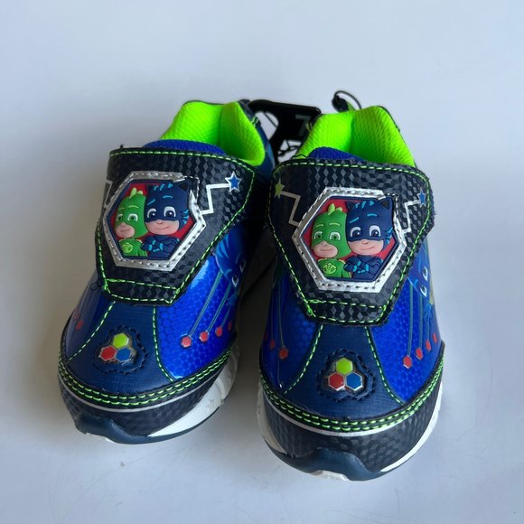 PJ Masks Toddler Boys Athletic Light Up Shoes Sneakers Blue Size 7 NWT - Picture 1 of 5
